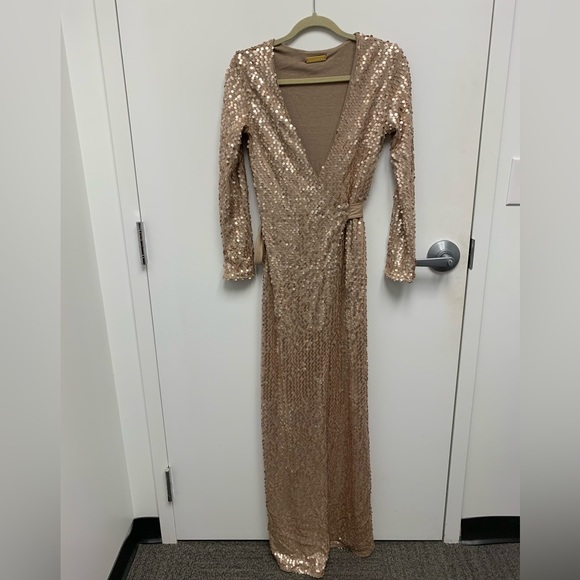 JLuxLabel Sequin Holiday Wrap Dress - Picture 4 of 8
